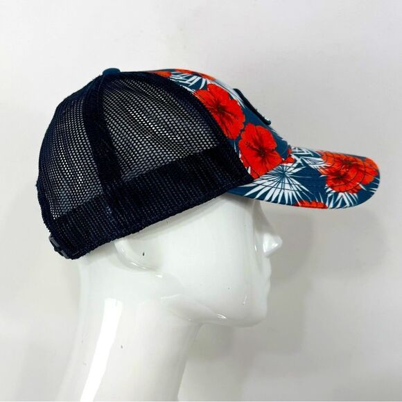 Ron Jon Surf Shop Red Hibiscus Tropical Floral Unisex Mesh SnapBack Cap - Picture 6 of 12